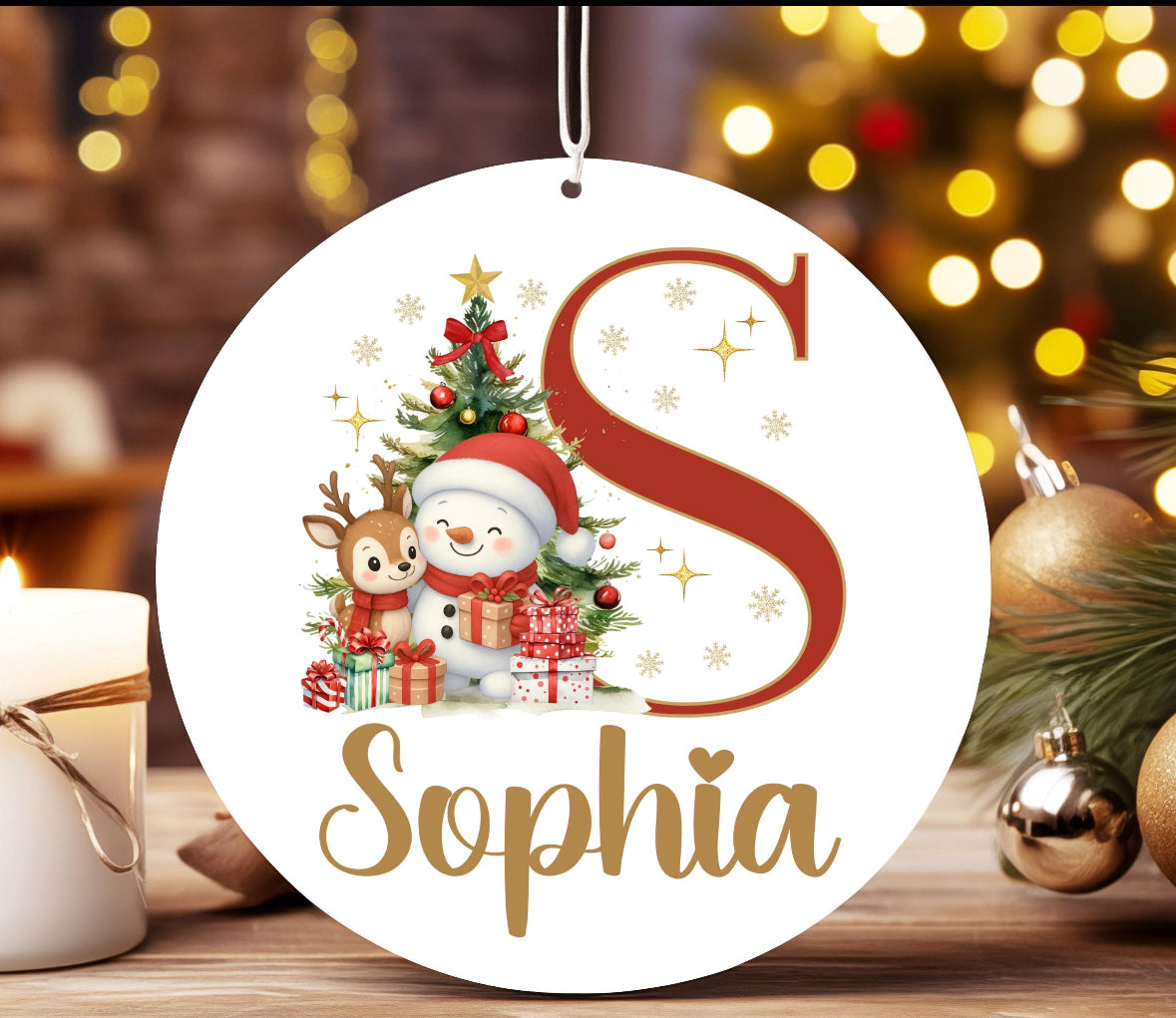 Custom Christmas Ornament